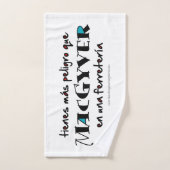 MacGyver en una ferretería Bad Handdoek (Handdoek)