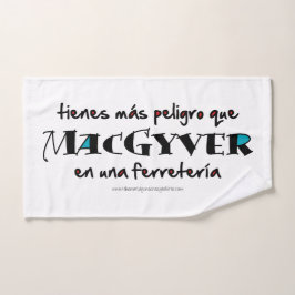 MacGyver en una ferretería Bad Handdoek