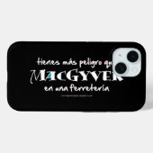 MacGyver en una ferretería Case-Mate iPhone Case (Achterkant (horizontaal))
