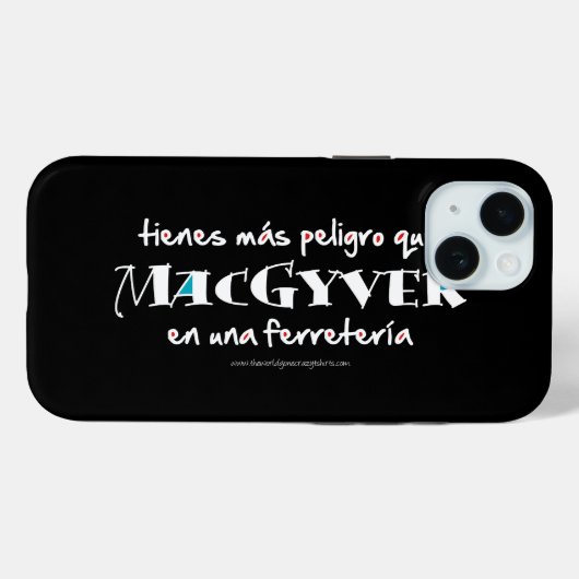 MacGyver en una ferretería Case-Mate iPhone Case (Achterkant (horizontaal))