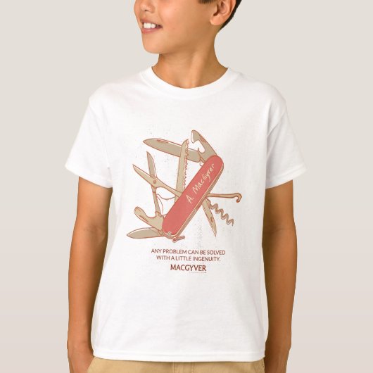 MacGyver Original Series Multi-apparaat T-shirt (Voorkant)