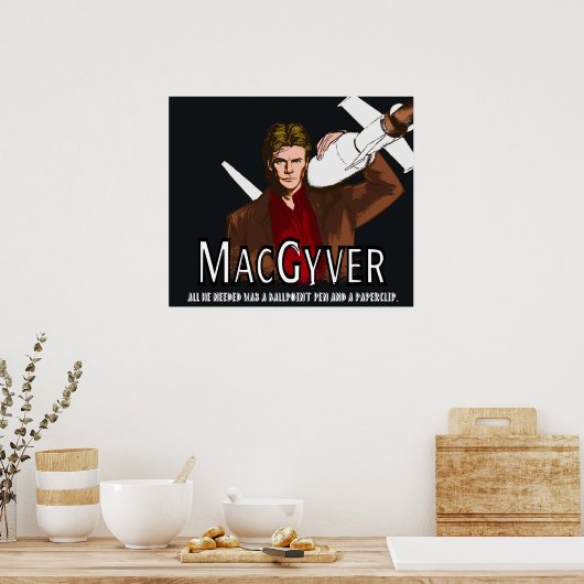 Macgyver Poster (Keuken)
