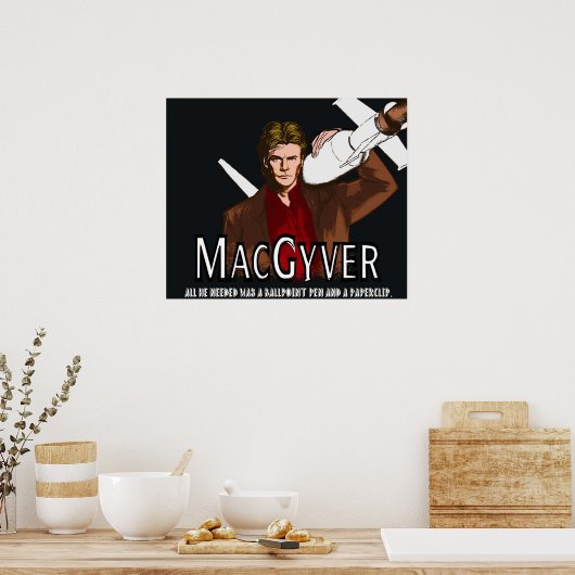 Macgyver Poster (Keuken)