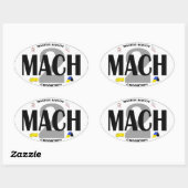 MACH 2 Dog Agility titel sticker (Vel)
