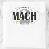 MACH 2 Dog Agility titel sticker (Tas)