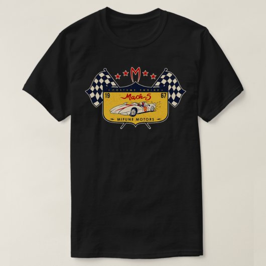 Mach 5 Mifune Motors T-shirt (Design voorkant)