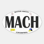 MACH Agility sticker (Voorkant)