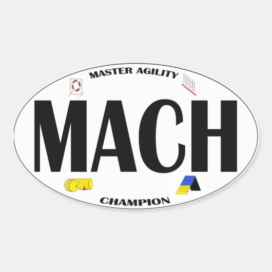 MACH Agility sticker (Voorkant)