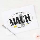 MACH Dog Agility titel Sticker (Envelop)