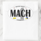MACH Dog Agility titel Sticker (Tas)