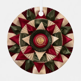 MACH Hond Agility Rosette Aangepaste Kerstmis Metalen Ornament