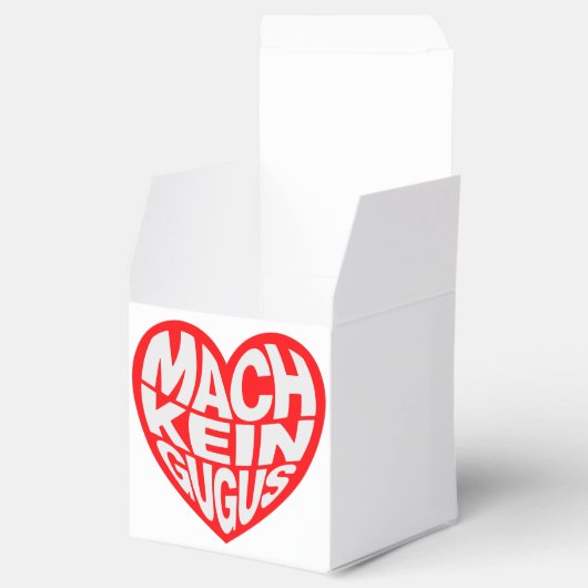 Mach kein gugus bedankdoosjes (Geopend)