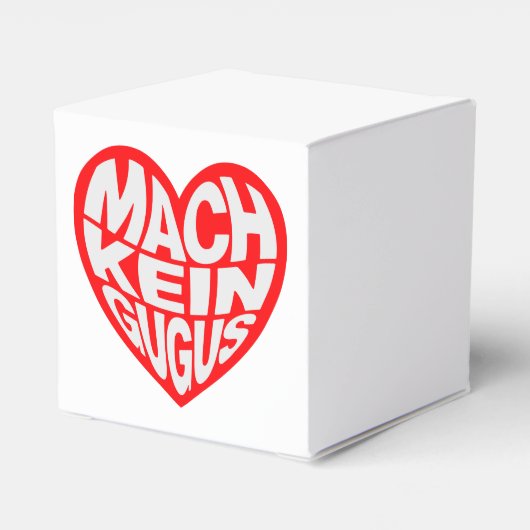 Mach kein gugus bedankdoosjes (Achterkant)