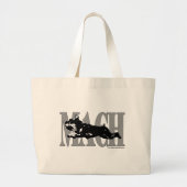 MACH Schnauzer Grote Tote Bag (Voorkant)