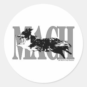 MACH Sheltie Ronde Sticker