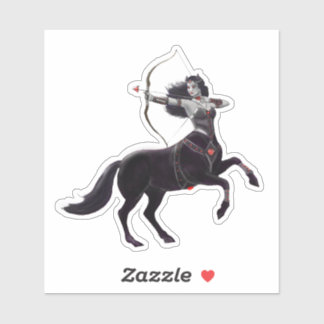 Macha Hallowmoon Dark Fantasy Warlock Karakter Sticker