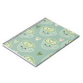 Macha Latte Art Spiral Notebook Notitieboek (Linkerzijde)