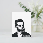 Machado de Assis Briefkaart (Staand voorkant)