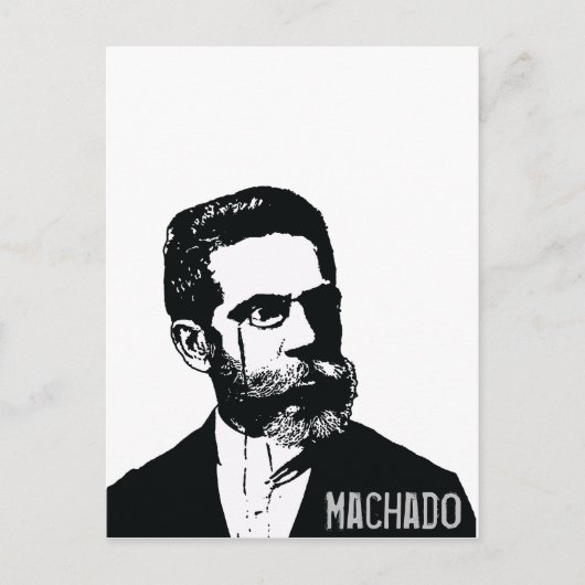 Machado de Assis Briefkaart (Voorkant)