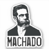 Machado de Assis Sticker (Voorkant)