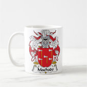 Machado Family Crest Koffiemok (Links)