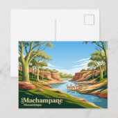 Machampane-wildernis Mozambique Briefkaart (Voorkant / Achterkant)