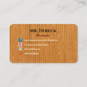 Machanisch Visitekaartje (Achterkant)