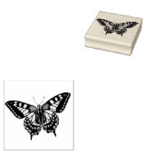 Machaon Swallowtail Butterfly Rubber Stamp Rubberstempel (Gestempeld)