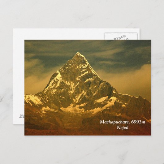 Machapuchare Briefkaart (Voorkant / Achterkant)