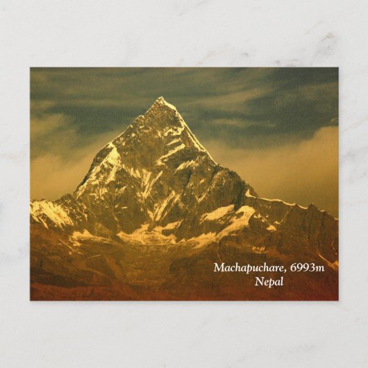 Machapuchare Briefkaart (Voorkant)