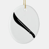 Machete Keramisch Ornament (Rechts)