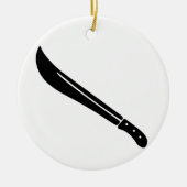 Machete Keramisch Ornament (Voorkant)