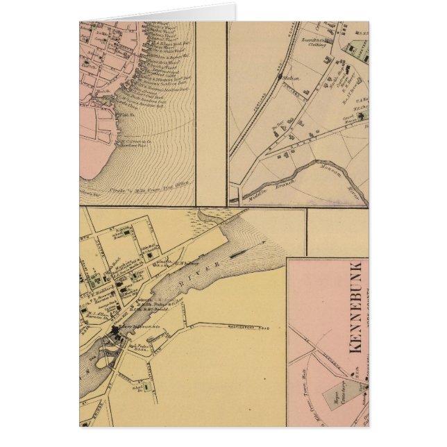 Machias, Eastport, Alfred, Kennebunk (Voorkant)