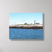Machias Seal Island Lighthouse Canvas Print (Voorkant)