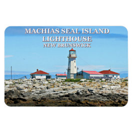 Machias Seal Island Lighthouse Flexi Magnet Magneet