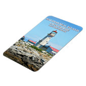 Machias Seal Island Lighthouse Flexi Magnet Magneet (Linkerzijde)