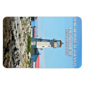 Machias Seal Island Lighthouse Flexi Magnet Magneet (Horizontaal)