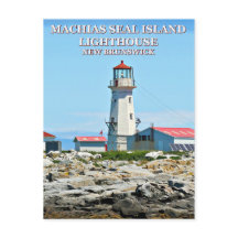 Machias Seal Island Lighthouse, New Bruns Briefkaa