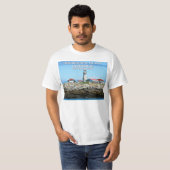Machias Seal Island Lighthouse, New Brunsw T-Shirt (Voorkant volledig)