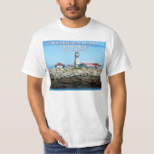 Machias Seal Island Lighthouse, New Brunsw T-Shirt (Voorkant)
