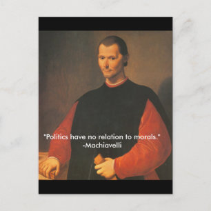 Machiavelli 2 briefkaart