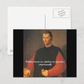 Machiavelli 2 briefkaart (Voorkant / Achterkant)