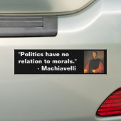 Machiavelli 2 bumpersticker (Op auto)