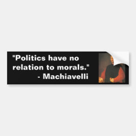 Machiavelli 2 bumpersticker