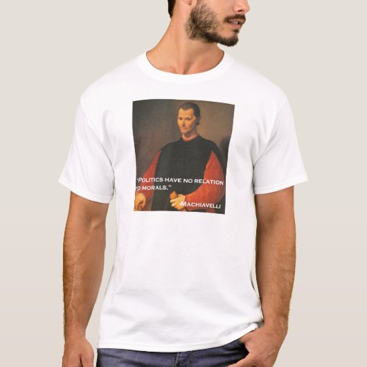 Machiavelli 2 t-shirt (Voorkant)