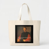 Machiavelli 2b grote tote bag (Voorkant)
