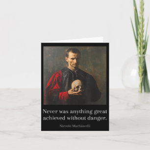 Machiavelli citeert de kunst van de oorlog Machiav Kaart