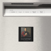Machiavelli citeert de kunst van de oorlog Machiav Magneet (Insitu (Vaatwasser))