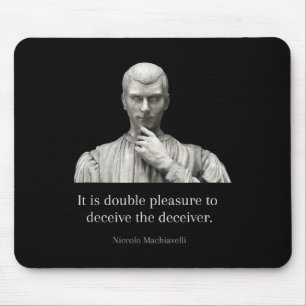 Machiavelli citeert de kunst van de oorlog Machiav Muismat