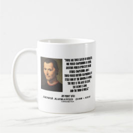 Machiavelli drie klassen Intellects Quote Koffiemok